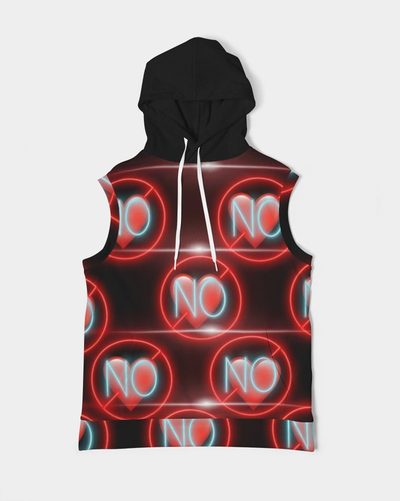 No love 3 Men's Premium Heavyweight Sleeveless Hoodie