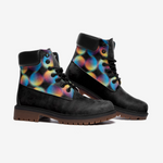 Psychedelic Casual Leather Lightweight boots
