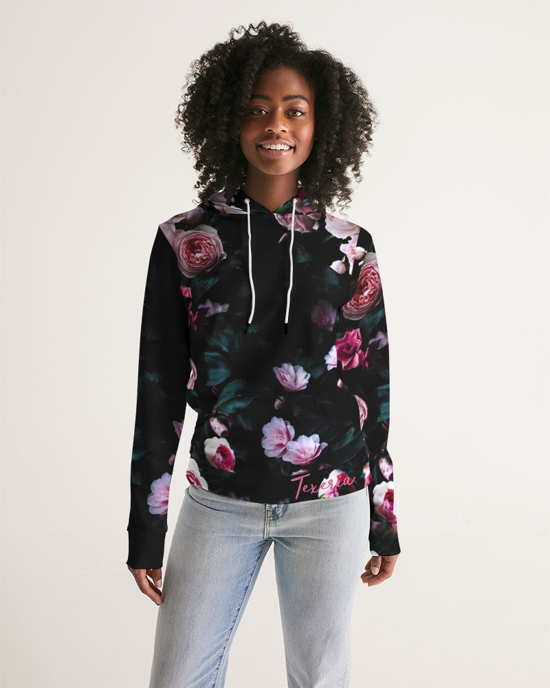 Dark Floral Women's Hoodie