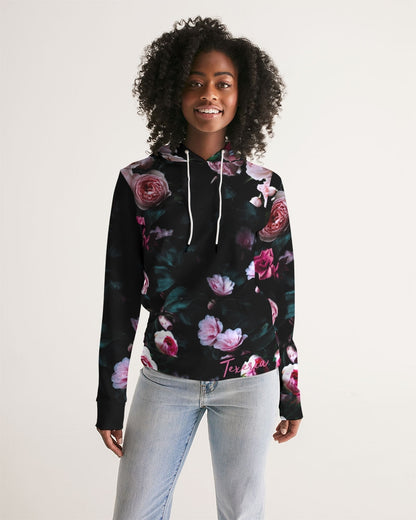 Dark Floral Women's Hoodie