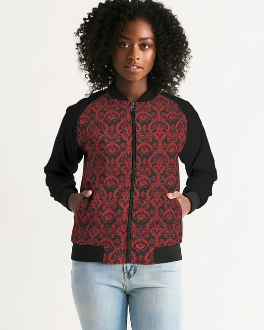 Chandelier Red Women's Bomber Jacket