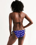 Poly Love Blue Women's Triangle String Bikini