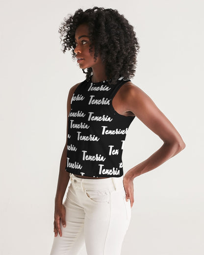 Texeria Print Women's Cropped Tank