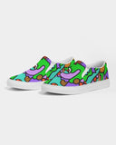 Abstract Women's Slip-On Canvas Shoe