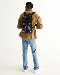 Dark Floral Slim Tech Backpack