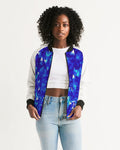 Crystal Blue Women's Bomber Jacket