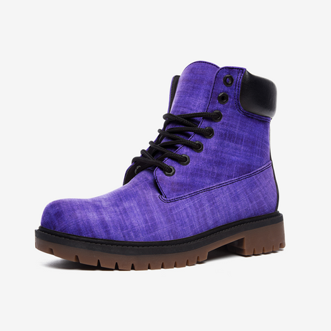 Violet Casual Leather Lightweight boots