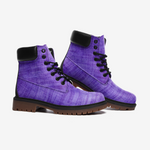 Violet Casual Leather Lightweight boots