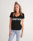 Justice Women's V-Neck Tee