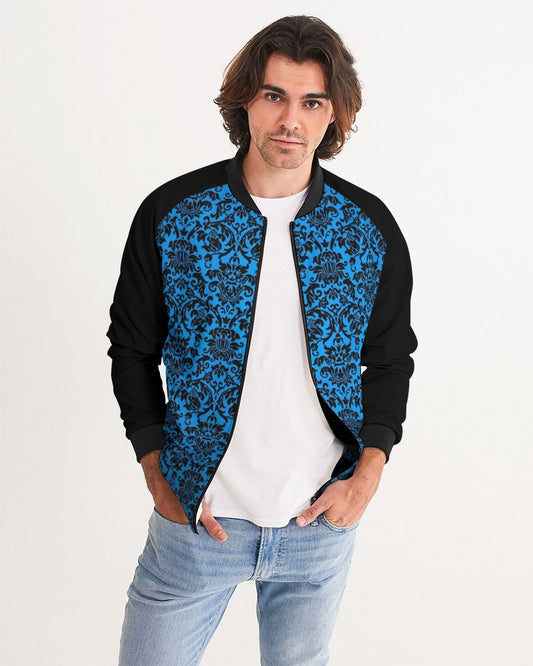 chandelier blue Men's Bomber Jacket