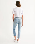 Crystal Blue Women's Cropped Tee