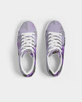 Purple Flower Women's Faux-Leather Sneaker