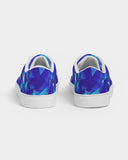 Crystal Blue Men's Faux-Leather Sneaker