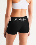 We Matter Women's Mid-Rise Yoga Shorts