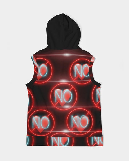 No love 3 Men's Premium Heavyweight Sleeveless Hoodie