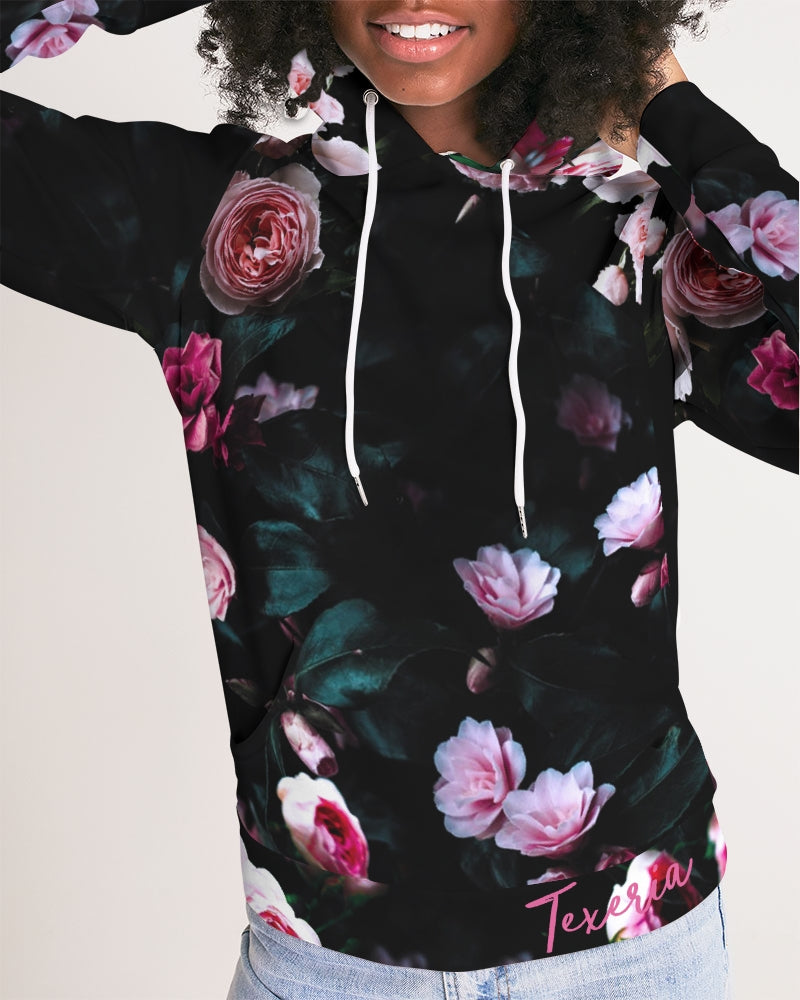 Dark Floral Women's Hoodie