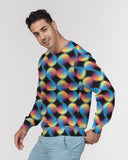 Psychedelic  Men's Classic French Terry Crewneck Pullover