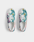 Warm Floral Women's Lace Up Canvas Shoe