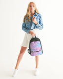 Pastel diamonds Small Canvas Backpack