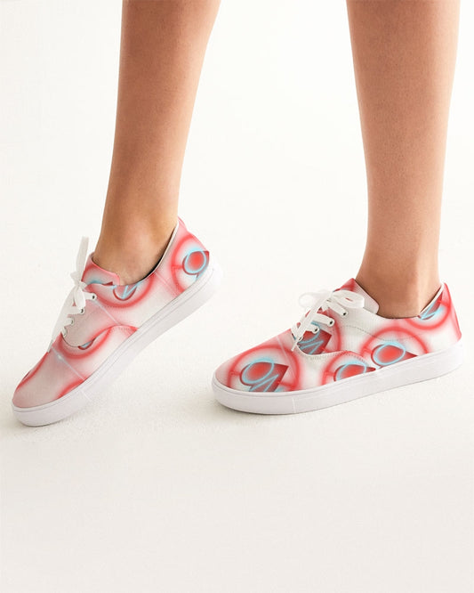 No love 2 Women's Lace Up Canvas Shoe