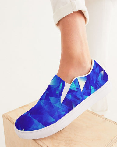 Crystal Blue Women's Slip-On Canvas Shoe
