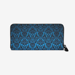 Chandelier Blue Leather Wallet