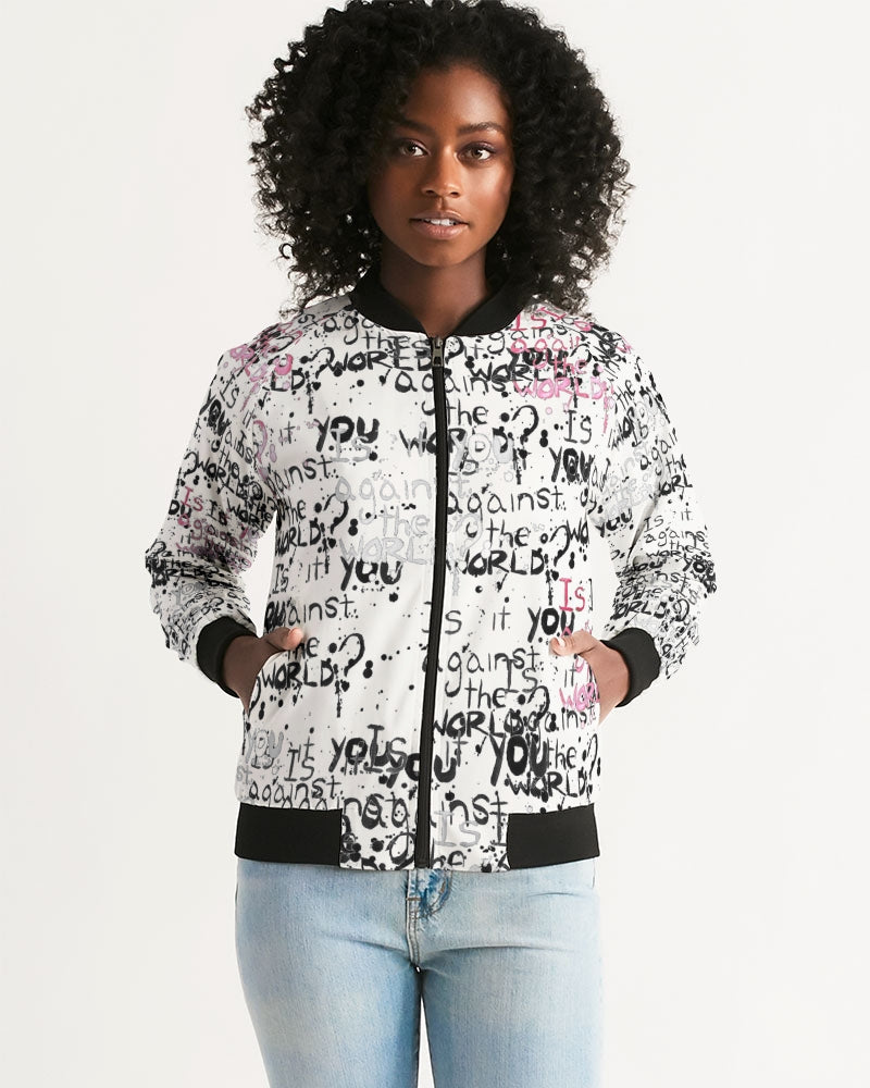 Graffiti Women's Bomber Jacket