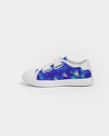 Crystal Blue Kids Velcro Sneaker