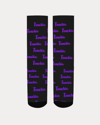 Texeria Monogram purple Women's Socks