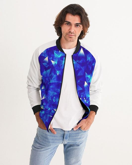 Crystal Blue Men's Bomber Jacket