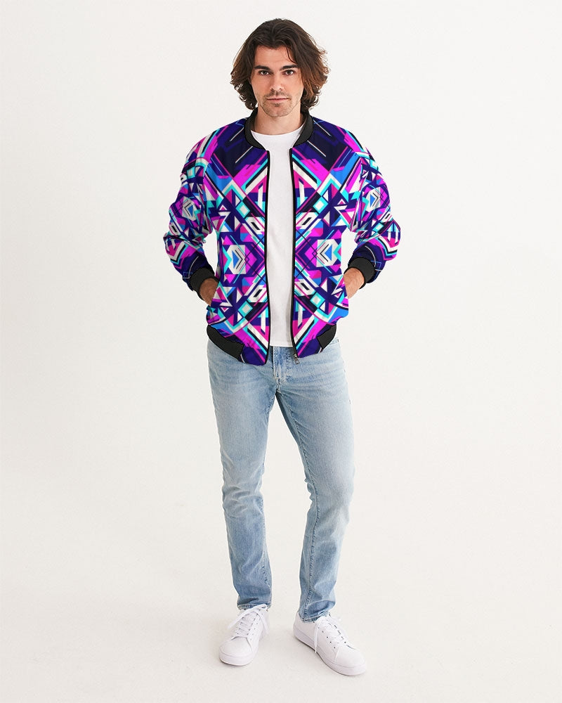 Aztec pink Men's Bomber Jacket