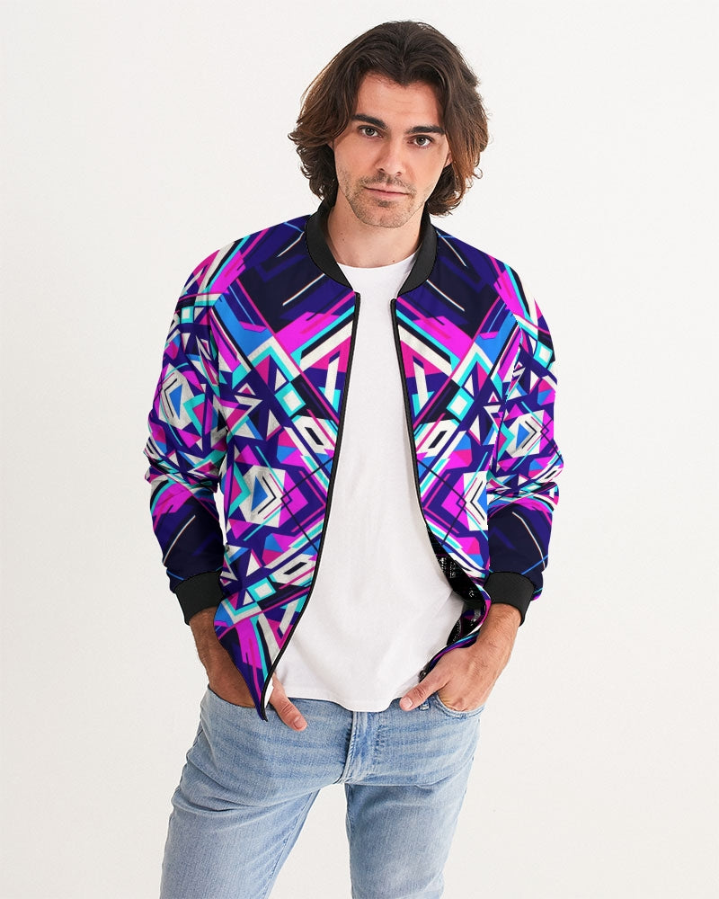 Aztec pink Men's Bomber Jacket