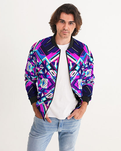 Aztec pink Men's Bomber Jacket