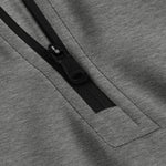 Saturn Quarter zip pullover (White)