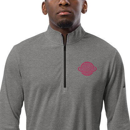 Saturn Quarter zip pullover (Pink)