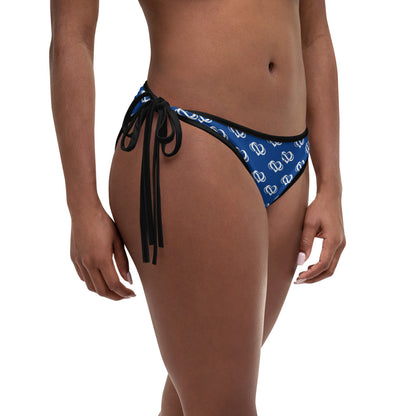 Poly Love Blue Bikini Bottom