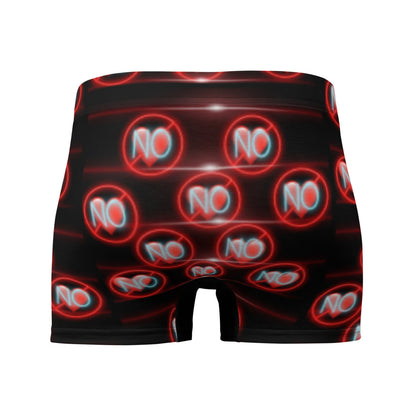 No Love 3 Black Boxer Briefs