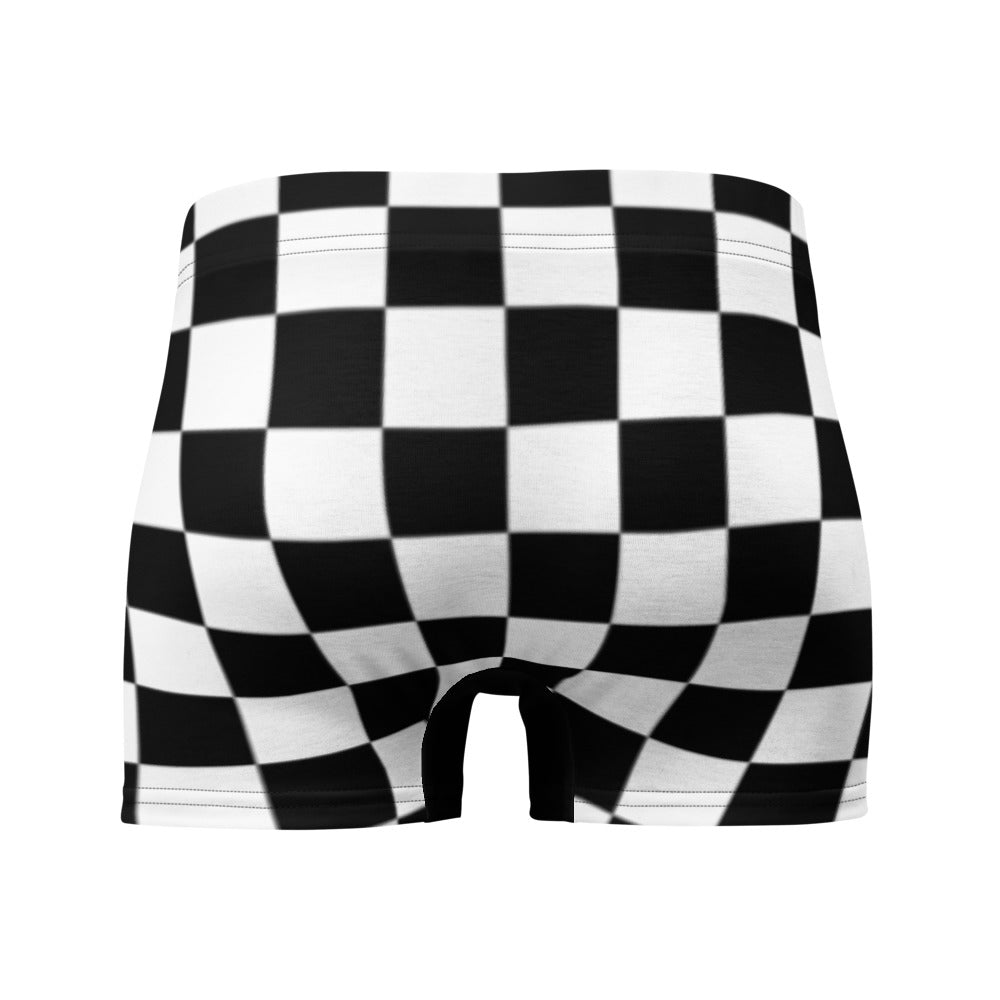 Checkered Black Boxer Briefs