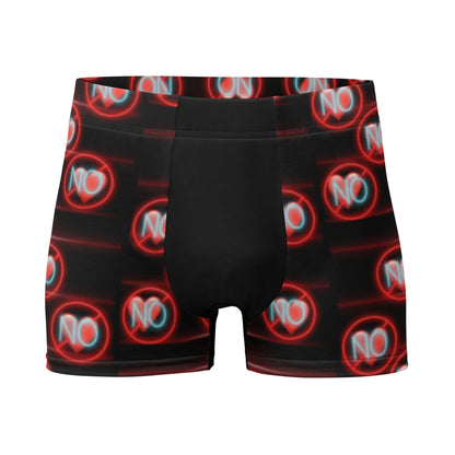 No Love 3 Black Boxer Briefs