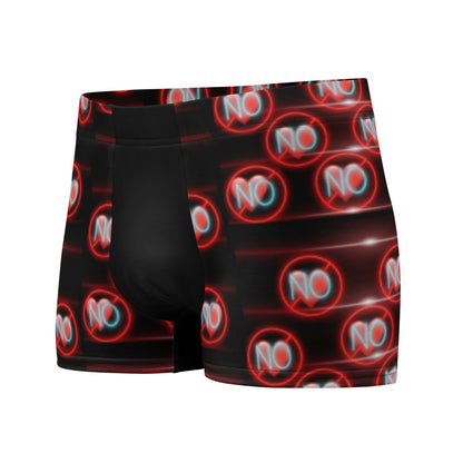 No Love 3 Black Boxer Briefs