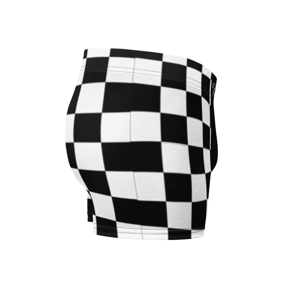 Checkered Black Boxer Briefs