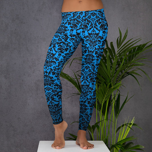 Chandelier Blue Leggings with pockets