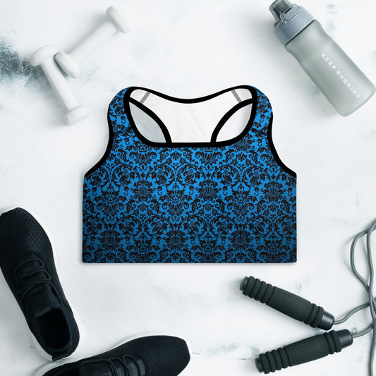 Chandelier Blue Sports Bra