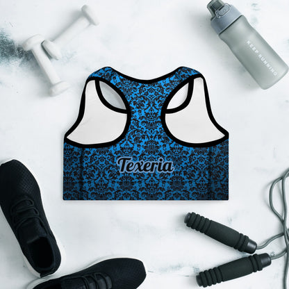 Chandelier Blue Sports Bra