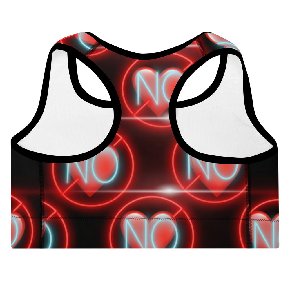 No Love 3 Padded Sports Bra