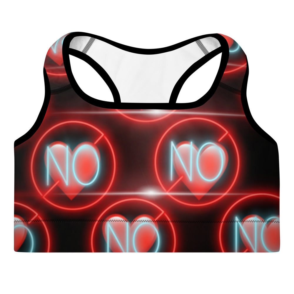 No Love 3 Padded Sports Bra