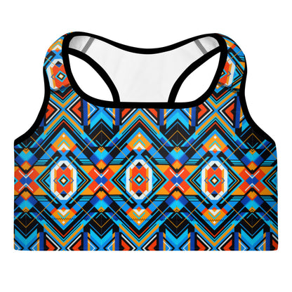 Aztec Blue 2 Sports Bra