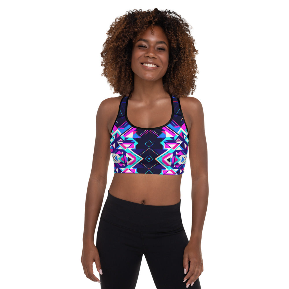 Aztec Pink 3 Sports Bra