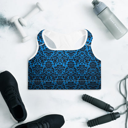 Chandelier Blue Sports Bra