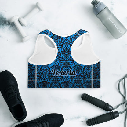 Chandelier Blue Sports Bra